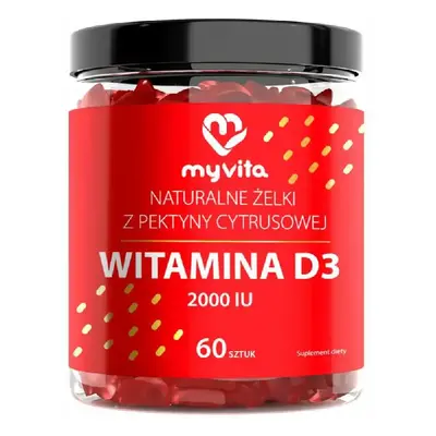 Witamina D MyVita Witamina D3 2000IU 60żelek