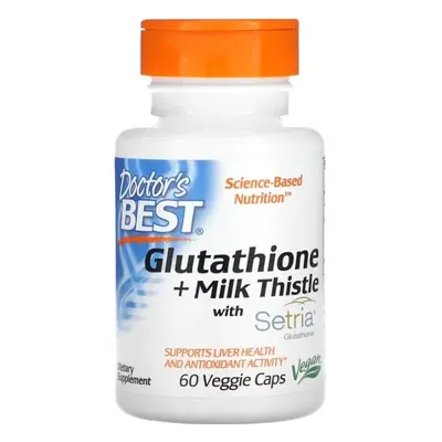 Wsparcie Odporności Glutation Doctor's Best glutahione + milk thistle 60vcaps