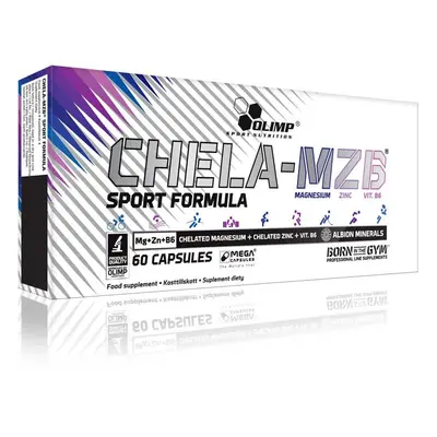 Minerały Magnez + Cynk + Witamina B6 Olimp Chela-MZB Sport Formuła 60kaps