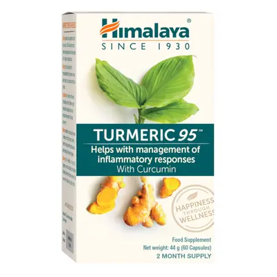 Wsparcie Wątroby Kurkuma Himalaya Turmeric 95 60kaps