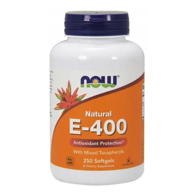 Witaminy E Now Foods E - 400 Natural (mix) 250softgels