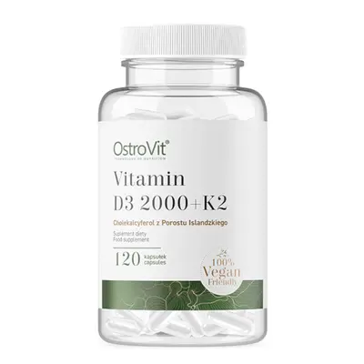 Witaminy D + K Ostrovit Vitamin D3 2000 + K2 120kaps