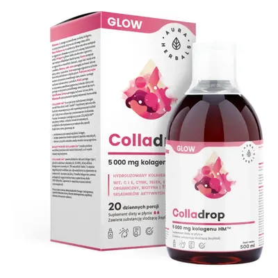 Regeneracja Stawów Kolagen + Kwas Hialuronowy Aura Herbals Colladrop Glow 500ml