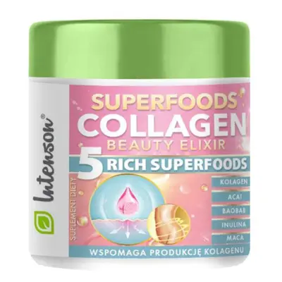 Wsparcie Włosów, Skóry, Paznokci Kompleks Intenson Collagen Beauty Elixir 165g