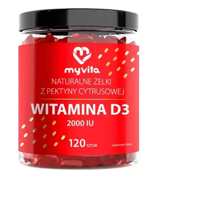 Witamina D MyVita Witamina D3 2000IU 120żelek