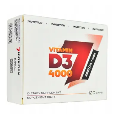 Witaminy D 7Nutrition D3 4000IU 120kaps