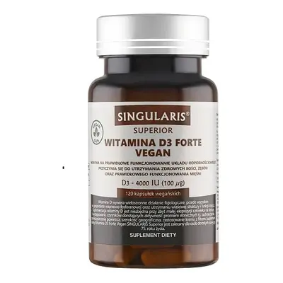 Witaminy Singularis Witamina D3 Forte 4000 Vegan 120kaps