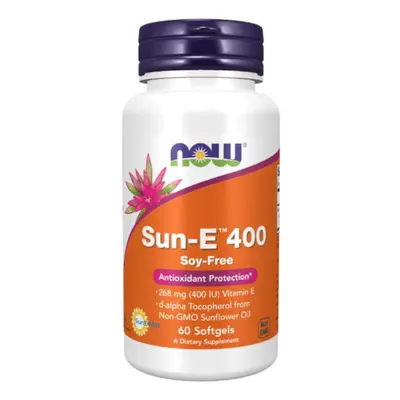 Witaminy E Now Foods SUN-E 400 60kaps