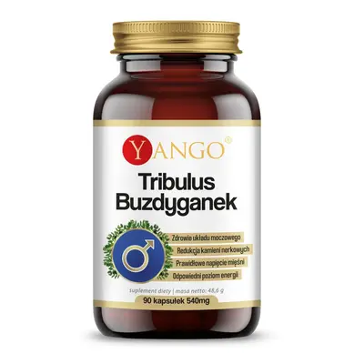 Booster Testosteronu Tribulus Yango Tribulus Buzdyganek - Ekstrakt 10:1 90vkaps