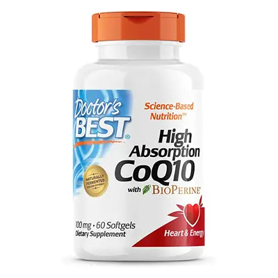 Zdrowe Serce Koenzym Q10 Doctor's Best High Absorption CoQ10 60softgels