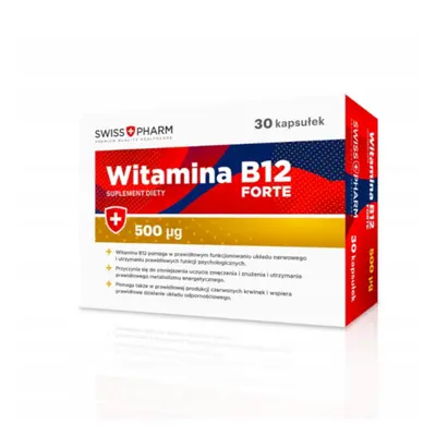 Witaminy B SwissPharm Witamina B12 Forte 30kaps