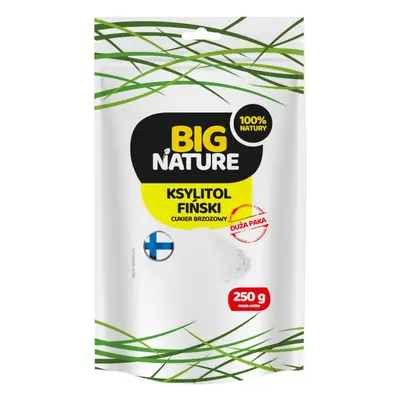 Zdrowa Żywność Ksylitol Big Nature Ksylitol Fiński (Cukier Brzozowy) 250g