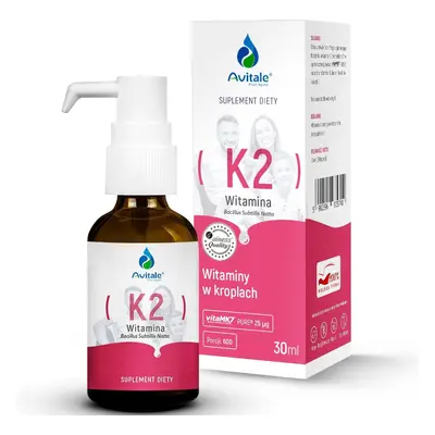 Witamina K Avitale Witamina K2 (Vita MK7) 25µg 30ml