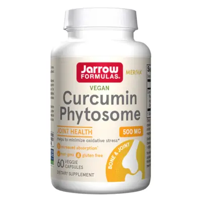 Wsparcie Odporności Kurkumina Jarrow Formulas Curcumin Phytosome (Meriva), 500mg 60vkaps