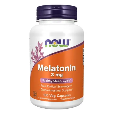 Dobry Sen Melatonina Now Foods Melatonine 3mg 180vkaps