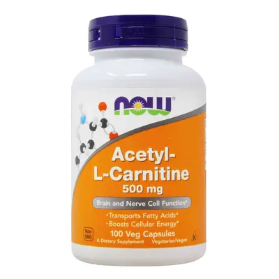 Odchudzanie L-karnityna Now Foods Acetyl L-Carnitine 500mg 100vkaps