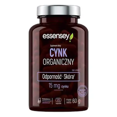 Minerały Cynk Essensey Cynk Organiczny 120kaps