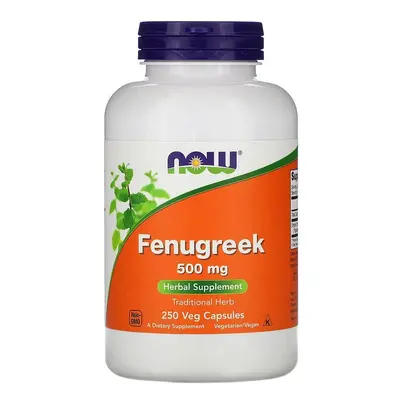 Booster Testosteronu Kozieradka Now Foods Fenugreek 500mg 250vkaps