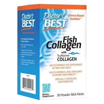 Regeneracja Stawów Kolagen Doctor's Best Fish Collagen with TruMarine Collagen 30sasz