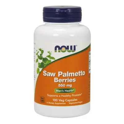 Męska Kondycja Palma Sabałowa Now Foods Saw Palmetto Berries 550mg 100vkaps