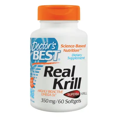 Kwasy Tłuszczowe Omega 3 Doctor's Best Real Krill 350mg 60softgels