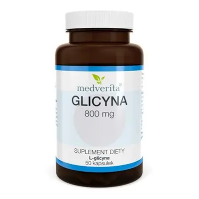 Aminokwasy Glicyna MEDVERITA 800mg L-Glicyna 50kaps