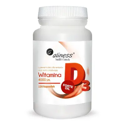 Witamina D Aliness Witamina D3 4000 j.m. FORTE 120kaps