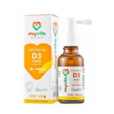 Witaminy D MyVita Witamina D3 4000IU 30ml