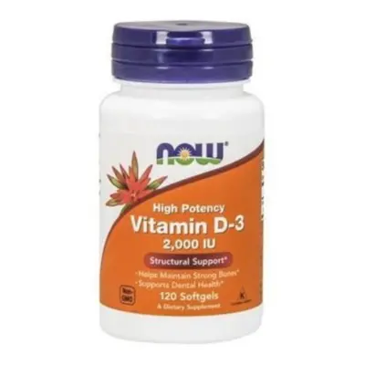 Witaminy D Now Foods D-3 2000IU 120softgels