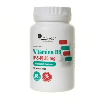 Witaminy B Aliness Witamina B6 25mg 100tab