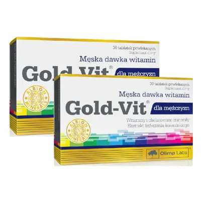 Wielopak 2x Olimp Gold Vit Witaminy dla Mężczyzn 30tab