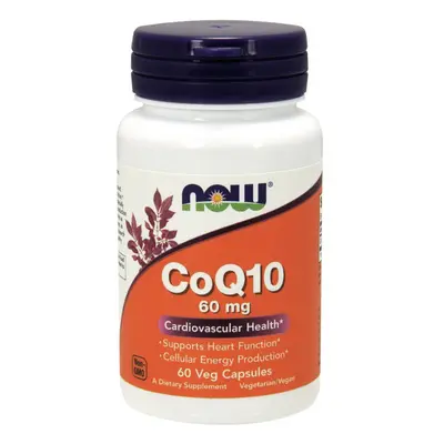 Zdrowe Serce Koenzym Q10 Now Foods CoQ10 60mg 60vkaps