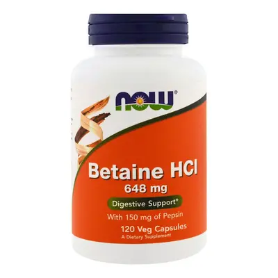 Trawienie Betaina Now Foods Betaine HCL 120kaps