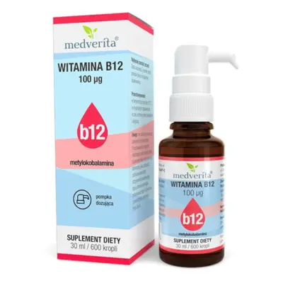 Witaminy Medverita Witamina B12 Metylokobalamina 30ml