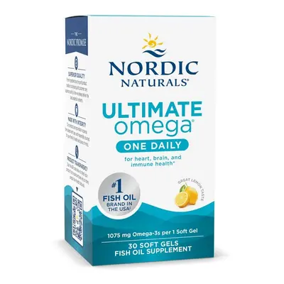 Kwasy Tłuszczowe Omega Nordic Naturals Ultimate Omega One Daily 1075mg Lemon 30softgels