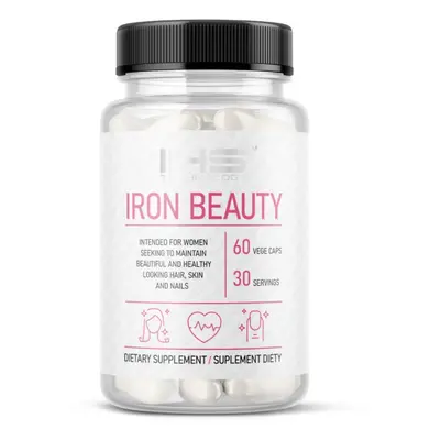 Wsparcie Włosów, Skóry, Paznokci Kompleks IHS Iron Beauty 60vkaps