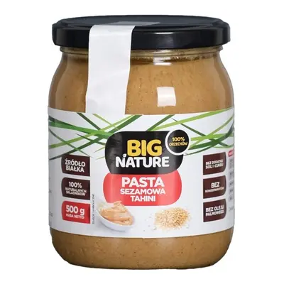 Zdrowa Żywność Krem Dietetyczny Big Nature Pasta sezamowa Tahini 500g