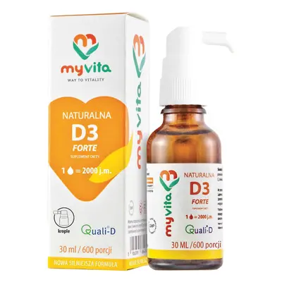 Witaminy D MyVita Witamina D3 2000IU 30ml