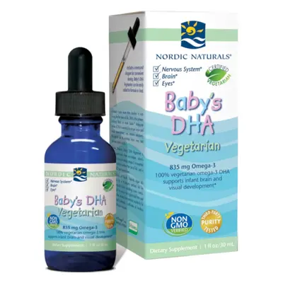 Kwasy Tłuszczowe Omega Nordic Naturals Baby's DHA Vegetarian 30ml