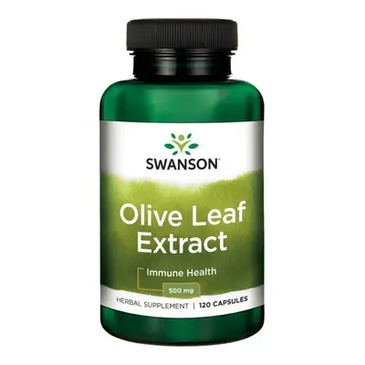 Wsparcie Odporności Liść Oliwy Swanson Olive leaf extract 500mg 120kaps