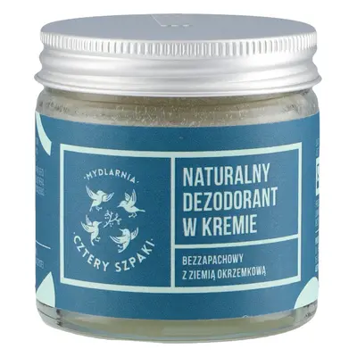 Kosmetyki Naturalne 4 Szpaki Dezodorant w kremie bezzapachowy 60ml