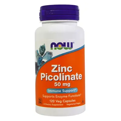 Minerały Cynk Now Foods Zinc Picolinate 50mg 120kaps