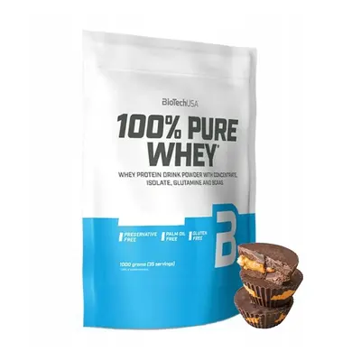 Odżywka Białkowa Koncentrat BioTechUSA 100% Pure Whey 1000g : Smaki - Czekolada Masło Orzechowe