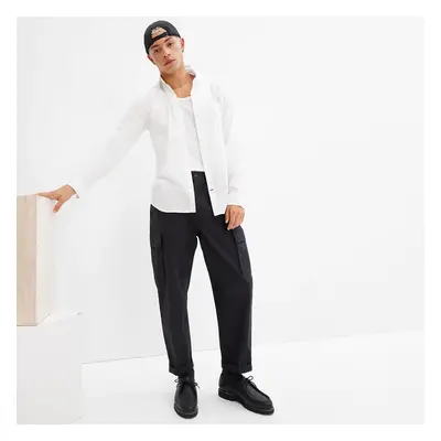 Koszula GAP Slim Stretch Poplin Shirt White