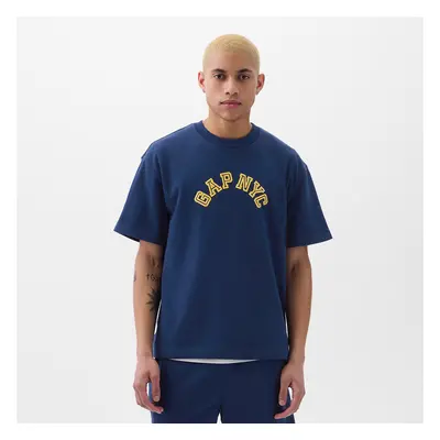 Szorty GAP Shortsleeve Crew Neck Top Pangea Blue