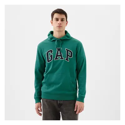 Bluza GAP French Terry Pullover Logo Hoodie Jade Stone