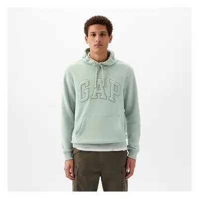 Bluza GAP Pullover Puff Logo Hoodie Frothy Aqua