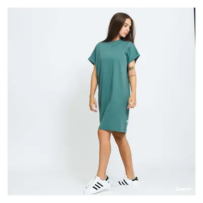 Sukienka Urban Classics Ladies Organic Cotton Cut On Sleeve Tee Dress Green