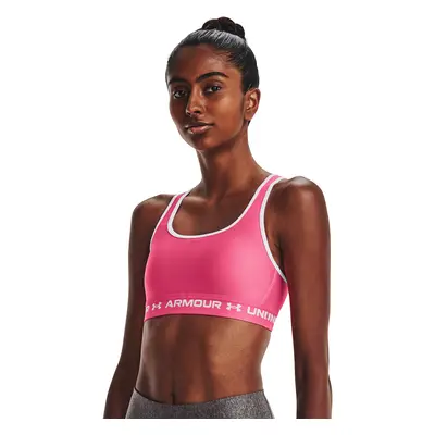 Biustonosz Under Armour Crossback Mid Bra Pink Punk