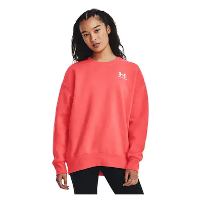 Bluza Under Armour Essential Flc Os Crew Venom Red